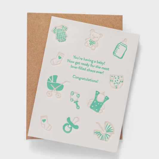 Baby Chaos Letterpress