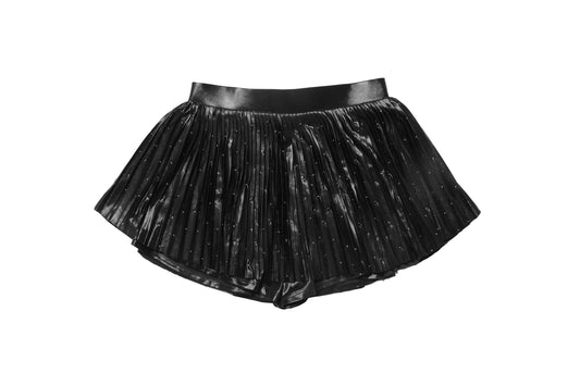 Studded Kid Skort Black