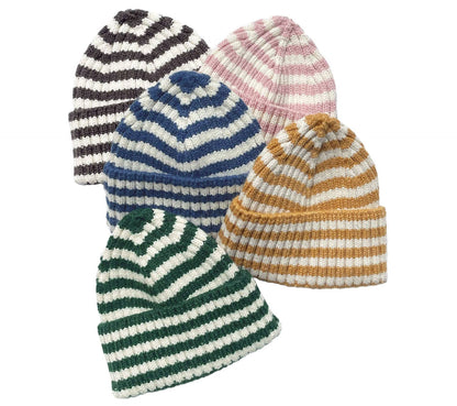 Stripe Beanie - Seaside