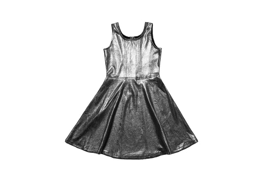 Metallic Corset Dress
