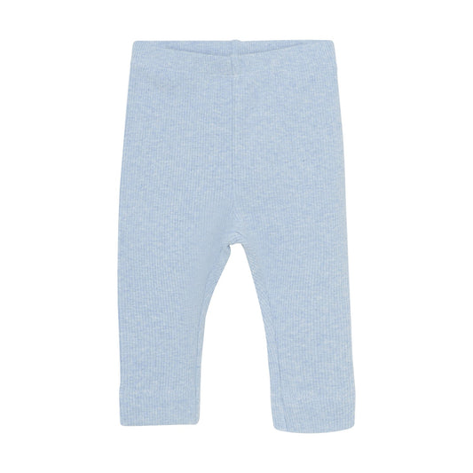 Baby Blue Ribbed Leggings