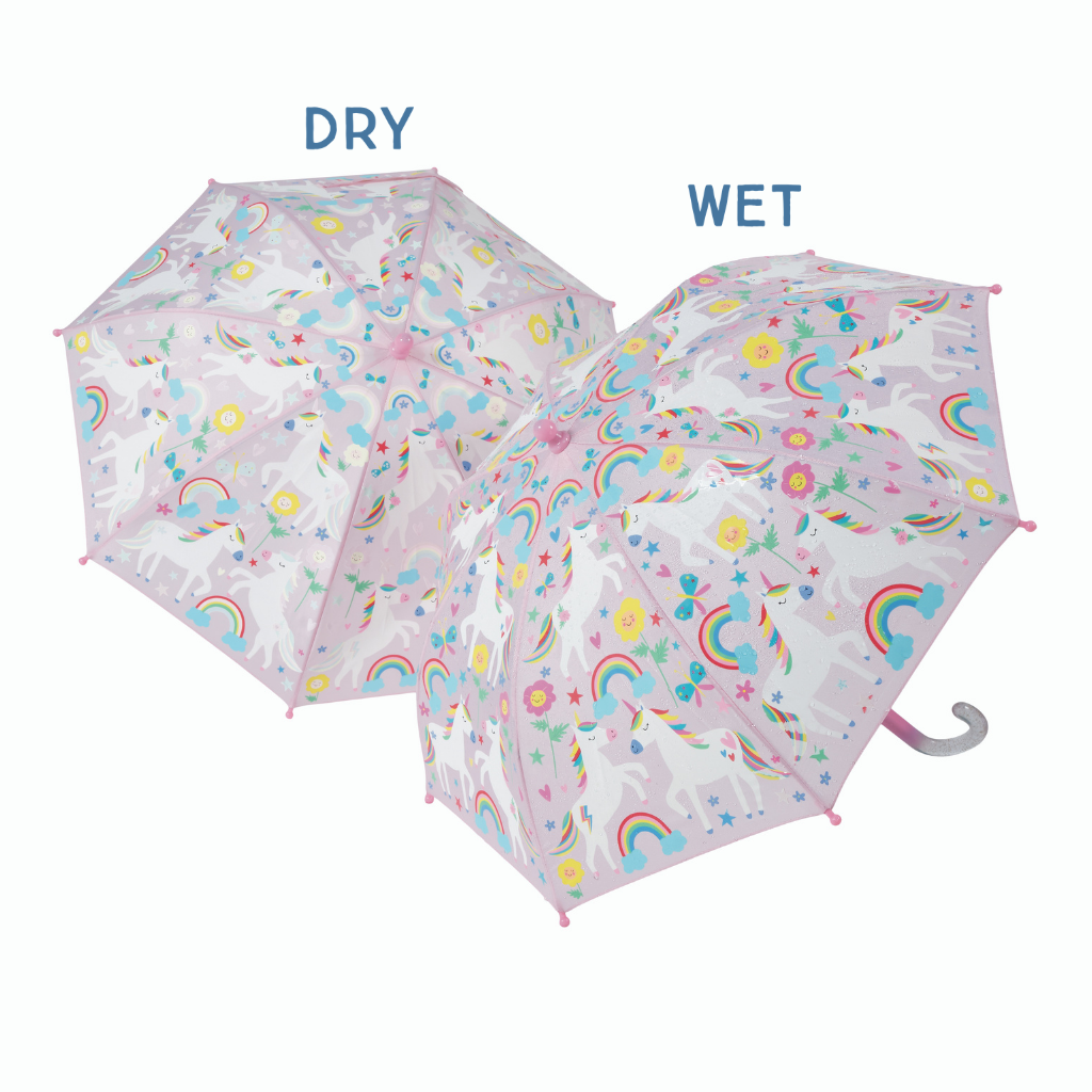 Rainbow Unicorn Colour Changing Umbrella