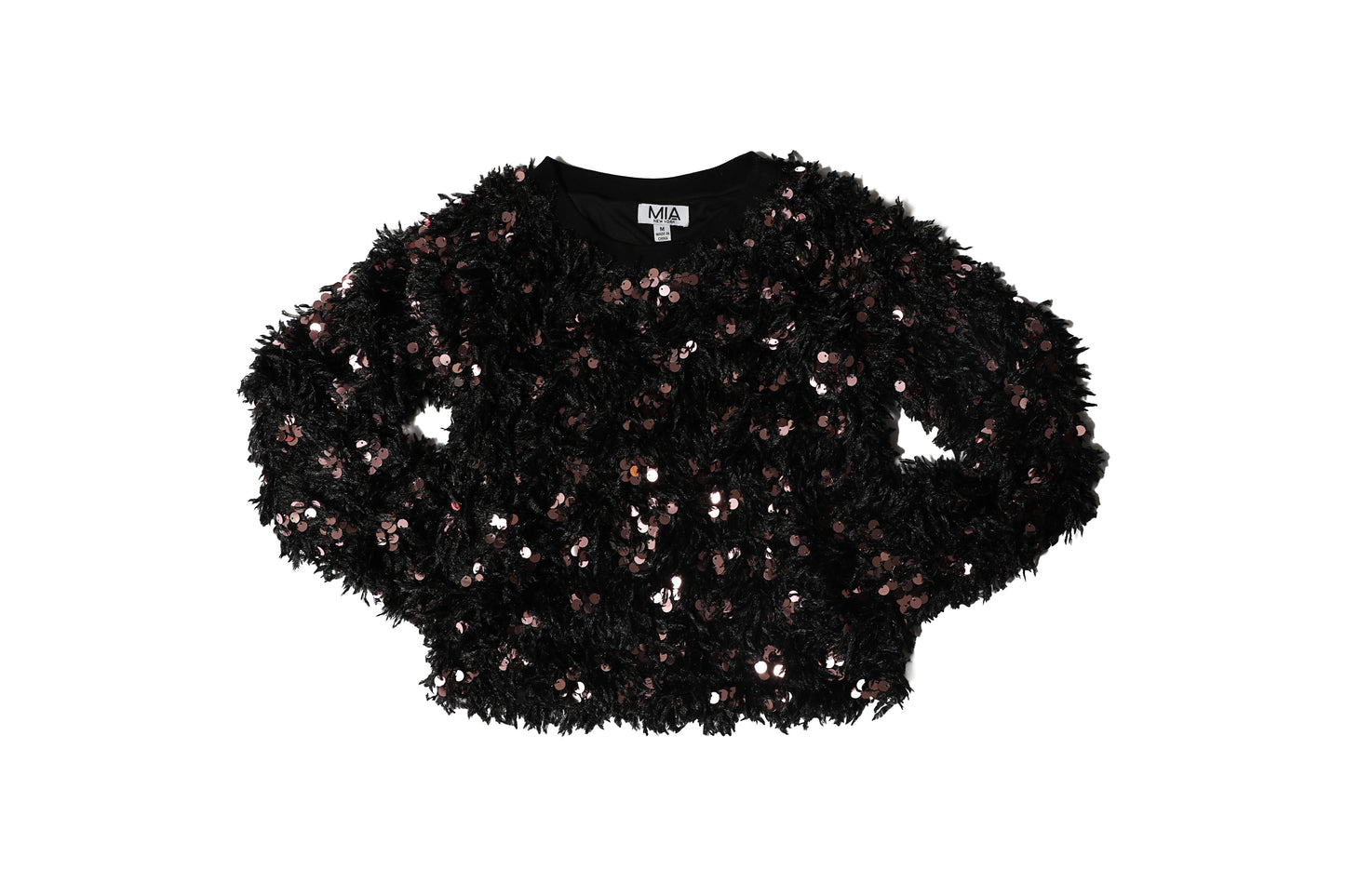 Dark Multi-Textured Sweater