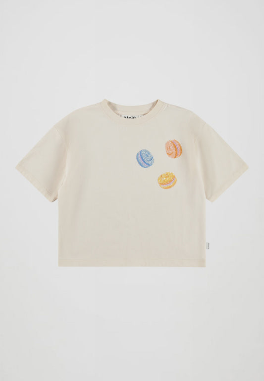 Reinette Macaroons Toddler Tee in Pearled Ivory
