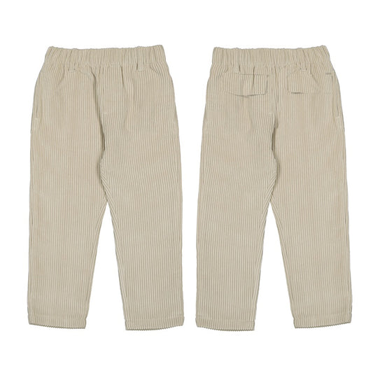 Beige Corduroy Toddler Pant