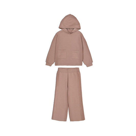 Knit Hoodie + Pant Set