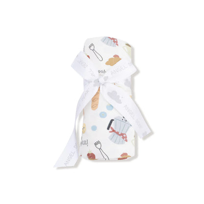 Bonjour Breakfast Swaddle Blanket