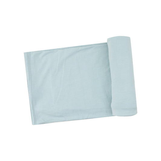 Solid Cloud Blue Swaddle Blanket