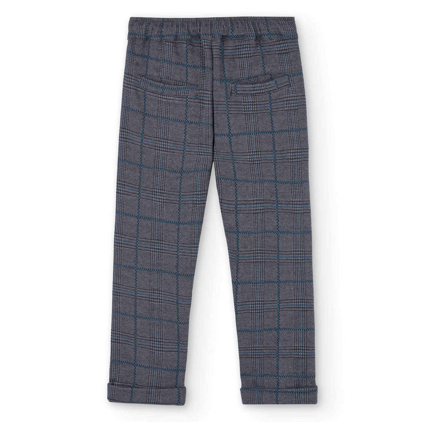 Plaid Trouser w/ Drawstring