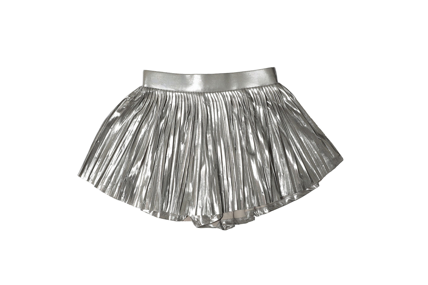 Studded Skort Silver