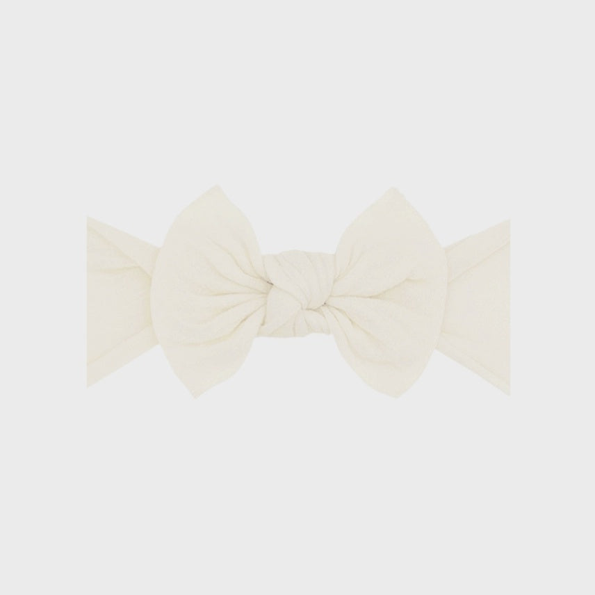Itty Bitty Knot Headband  - Ivory
