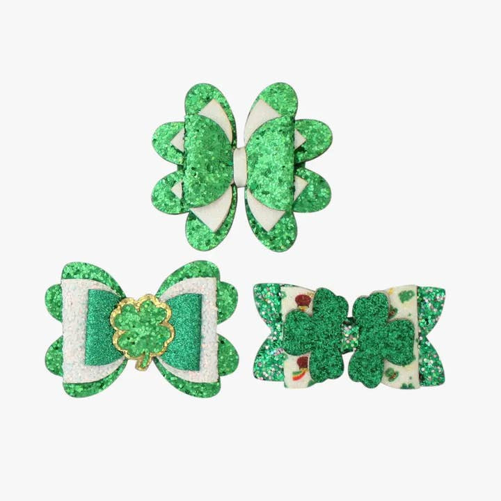 Lucky Glitter Clips