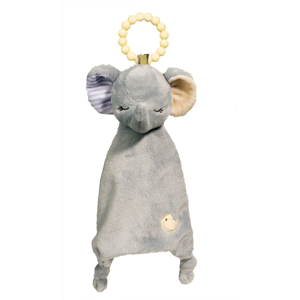 Gray Elephant Plush Teether