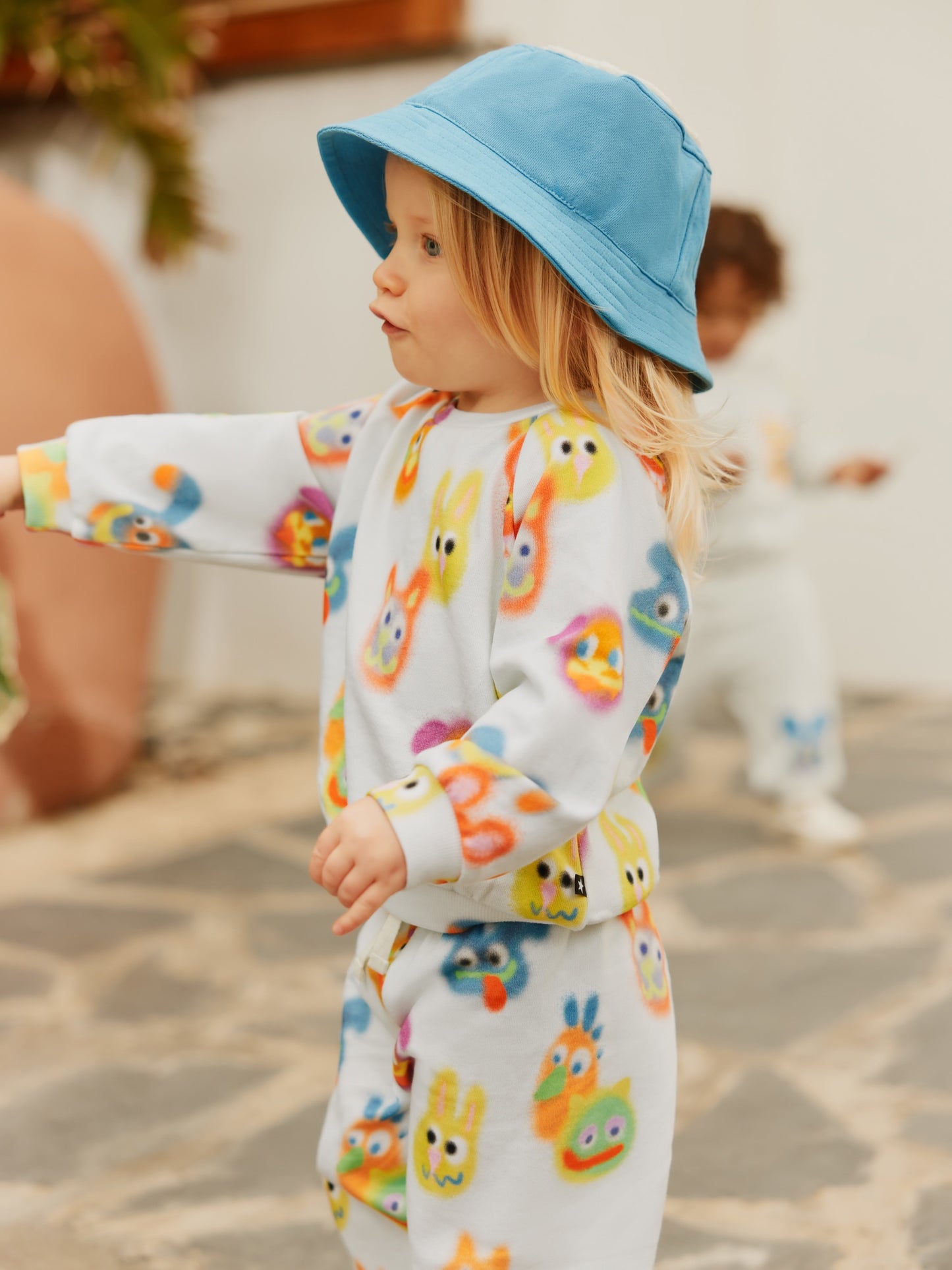 Disc Fuzzy Together Sweater