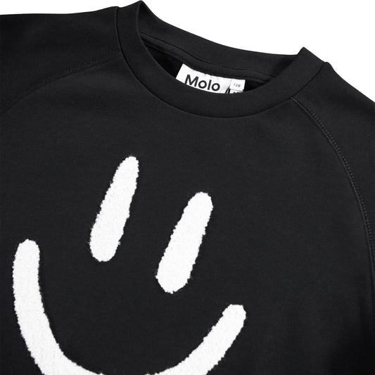 Mike Black Smile Kid Sweater