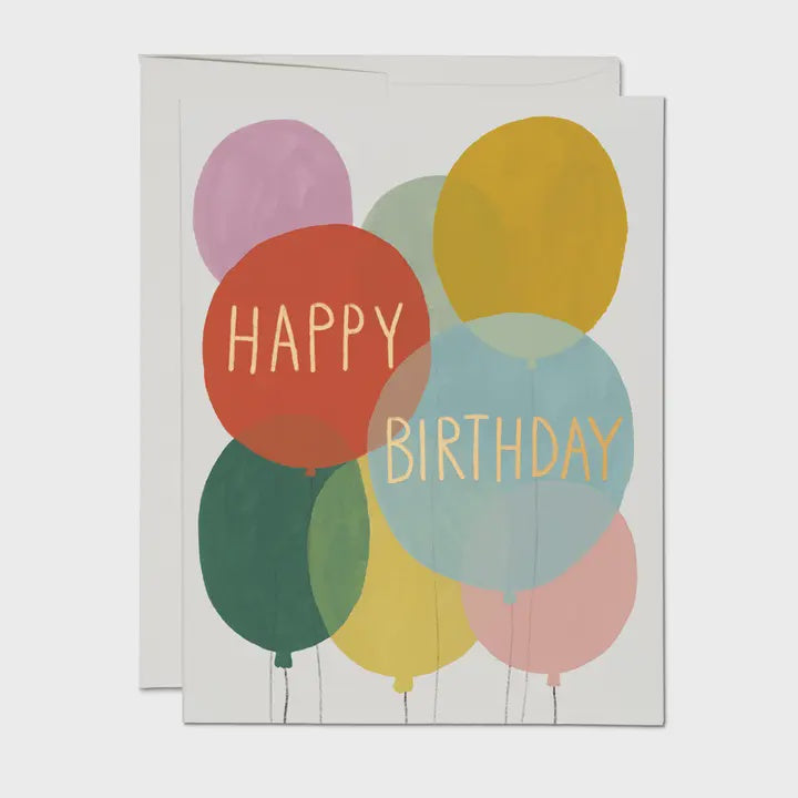 Birthday Balloons Birthday Card