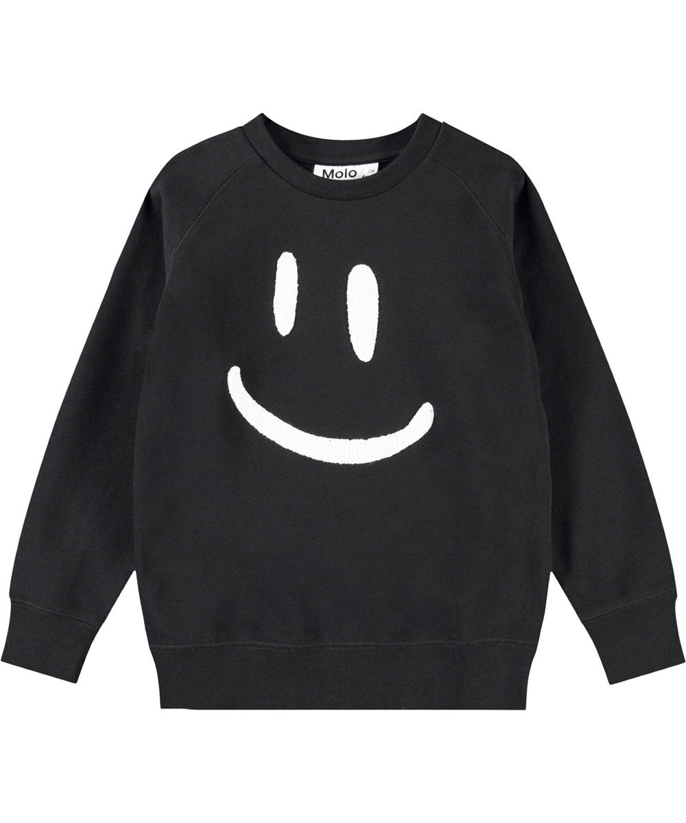 Mike Black Smile Toddler Sweater