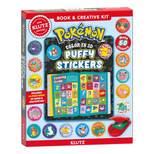 Pokémon Color-In 3D Stickers