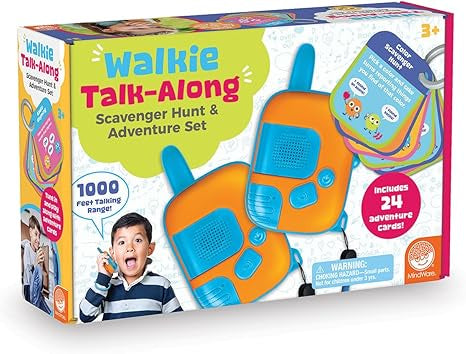 Walkie Talk-Along Scavenger Hunt & Adventure Set