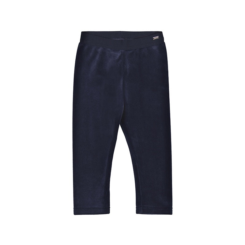 Navy Velvet Legging