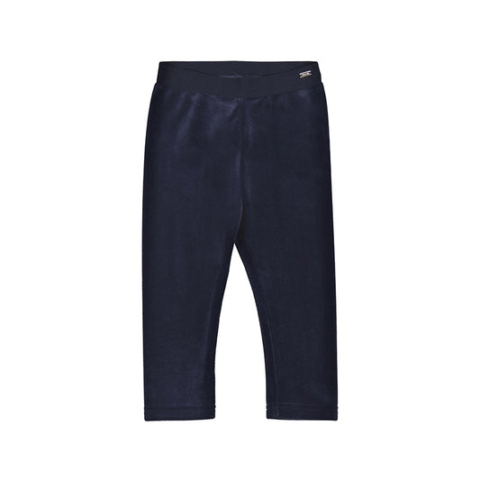 Navy Velvet Legging