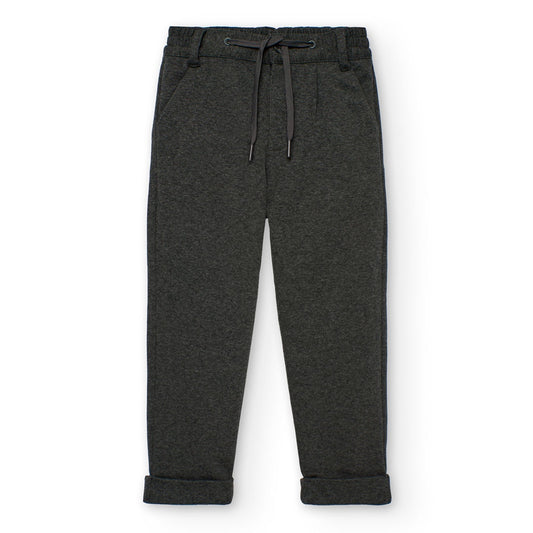 Knit Formal Pant w/ Drawstring