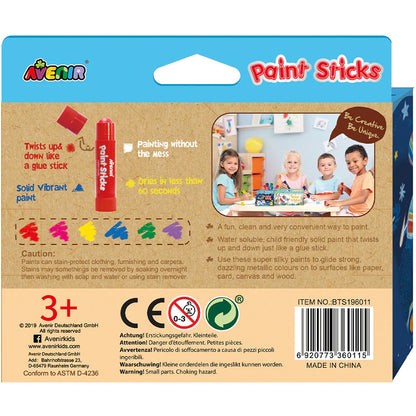 Avenir - Paint Sticks - 6 Metal Colors