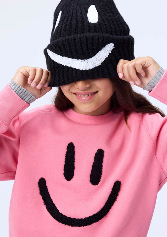 Kim Black Smile Beanie