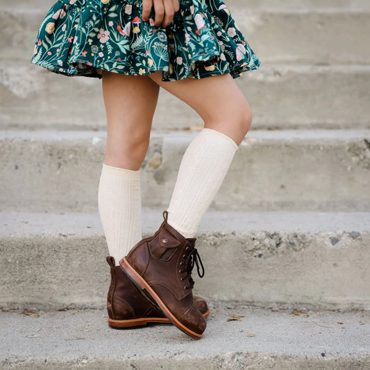 Vanilla Knee High Socks