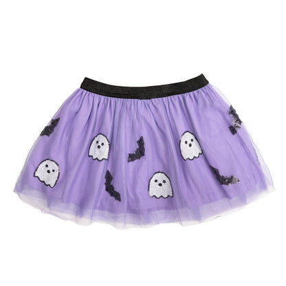 Sequin Ghost + Bats Baby Tutu Skirt