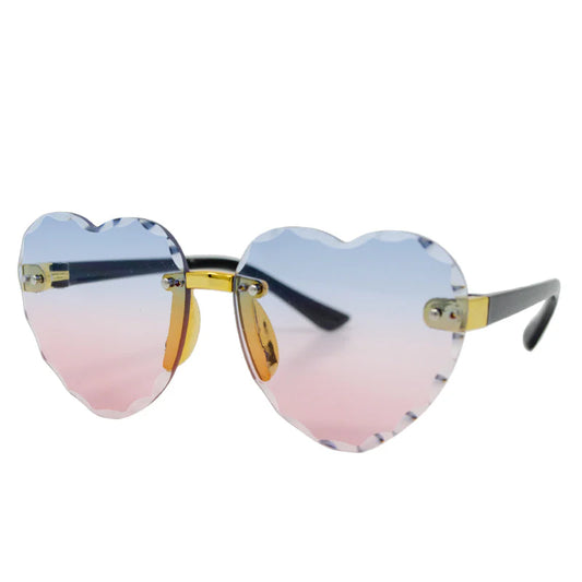 Frameless Heart Sunglasses For Kids