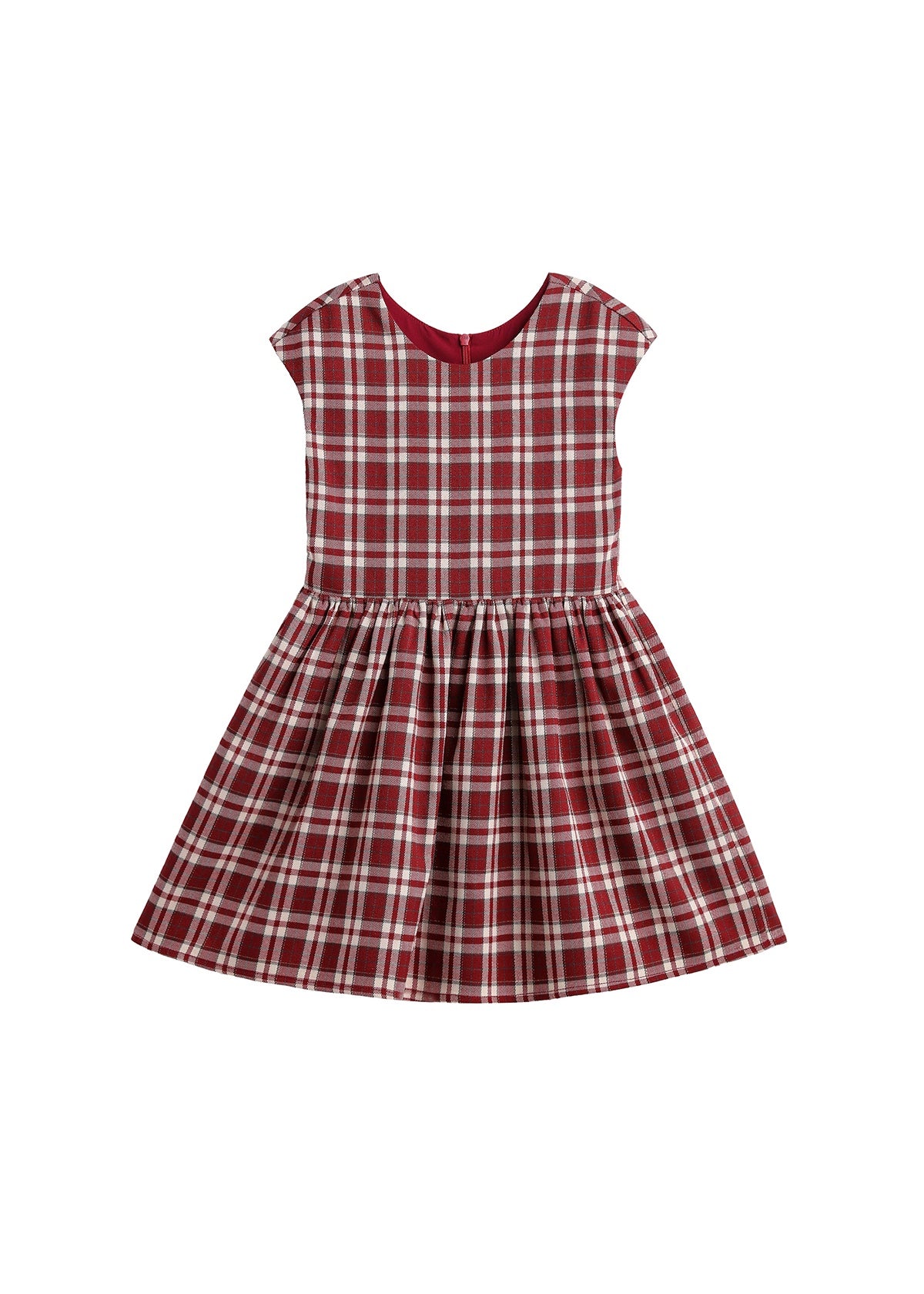 Holiday Plaid Toddler Dress