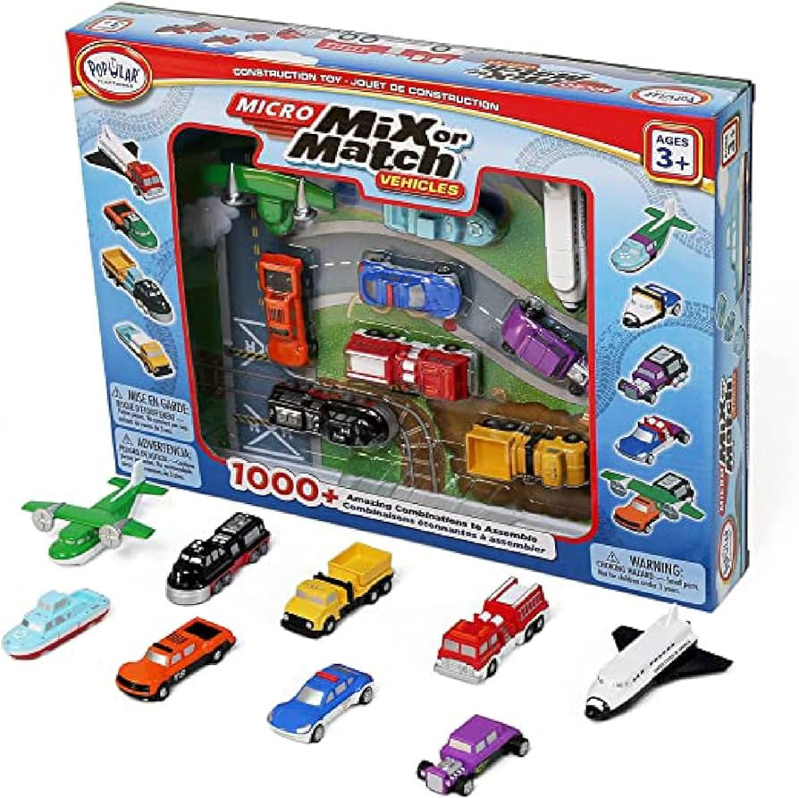 Magnetic Mix or Match Vehicles