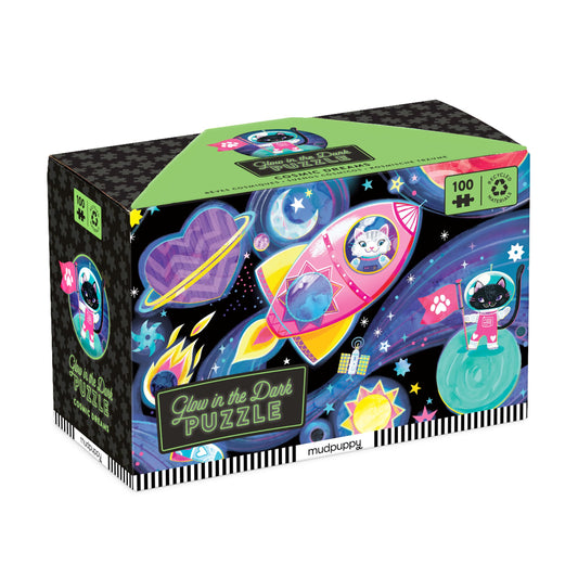 Kitty Cosmic Dreams Glow in the Dark Puzzle