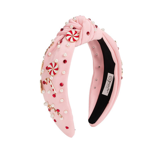 Candy Cane Gemstone Headband