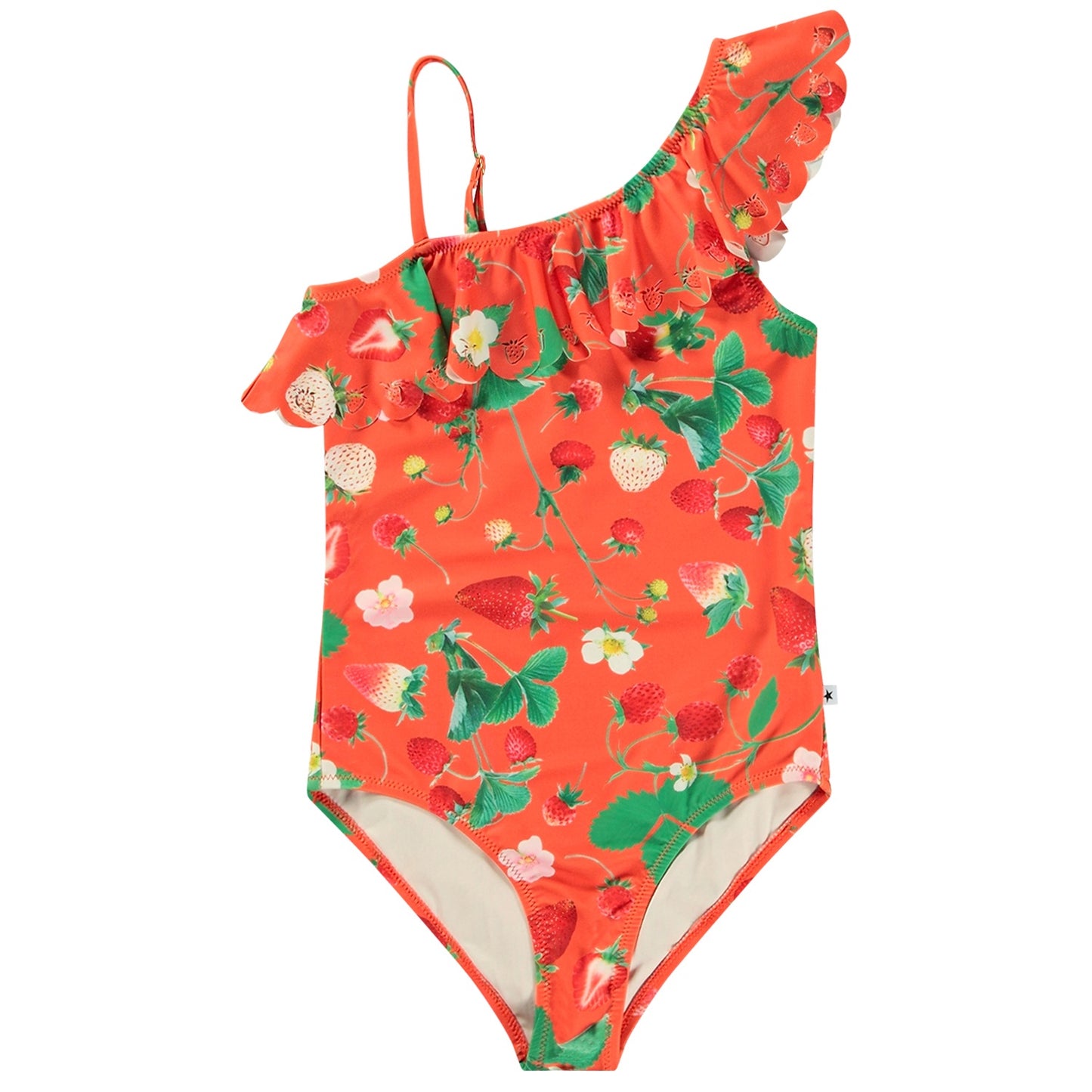 Strawberry Red Net Swim Suit