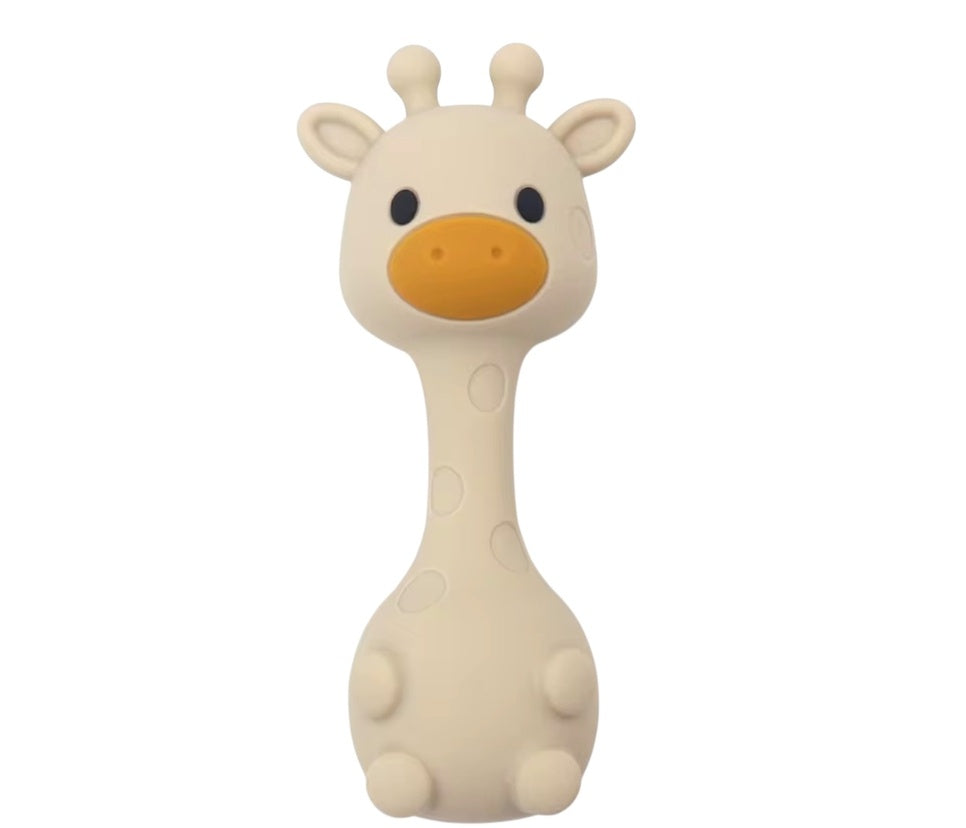 Silicone Giraffe Rattle