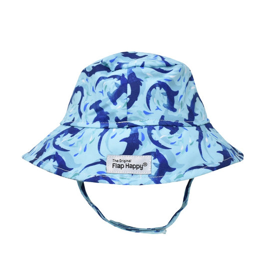 Bucket Sun Hat Swirly Sharks | UPF 50+