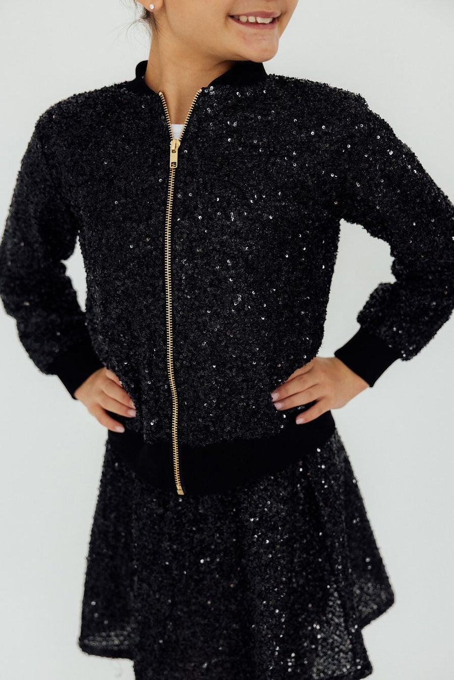 Dark Shimmery Sequin Jacket