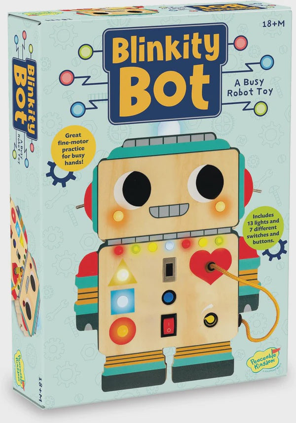 Blinkity Bot Light Up Busy Board