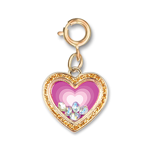 Charm It - Gold Heart Shaker