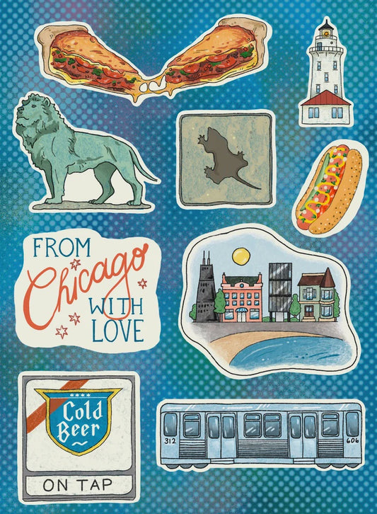 Kept Chicago Sticker Sheet