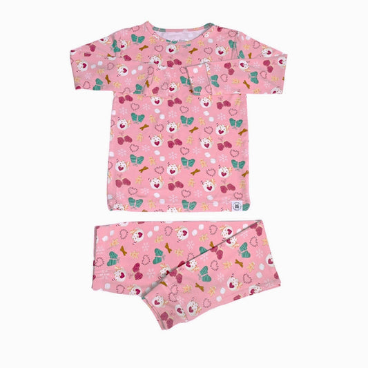 Winter Holiday Spirit Kid Pajamas
