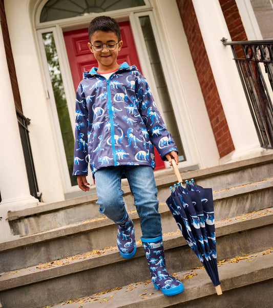 Painted Dinos Color Changing Rain Coat