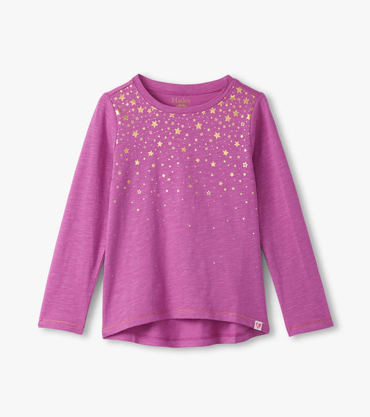 Falling Stars Graphic LS Tee