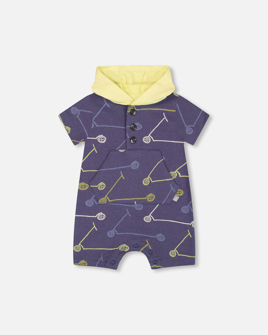 Scooter Hooded Romper
