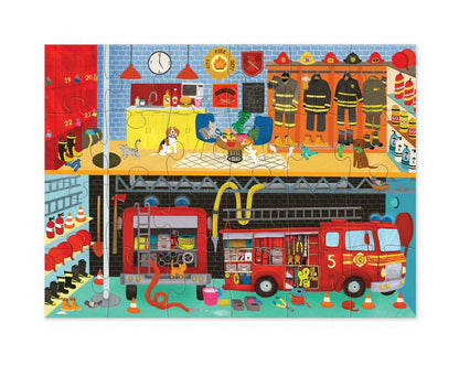 Crocodile Creek 24pc Puzzle Fire Station