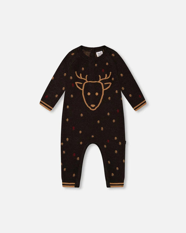 Knit Reindeer Romper BT41