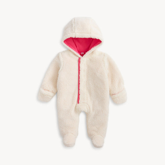 Gentle Cream Sherpa Footie