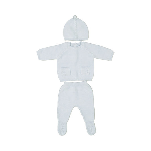 Sky Textured Knit 3pc Set